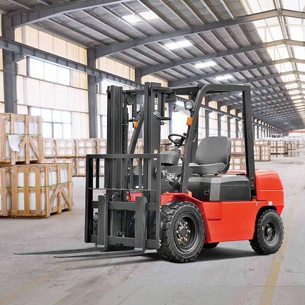Автопогрузчик Вилочный Дизельный CPCD30-XRW10F 3000мм 3000кг SS Cabin